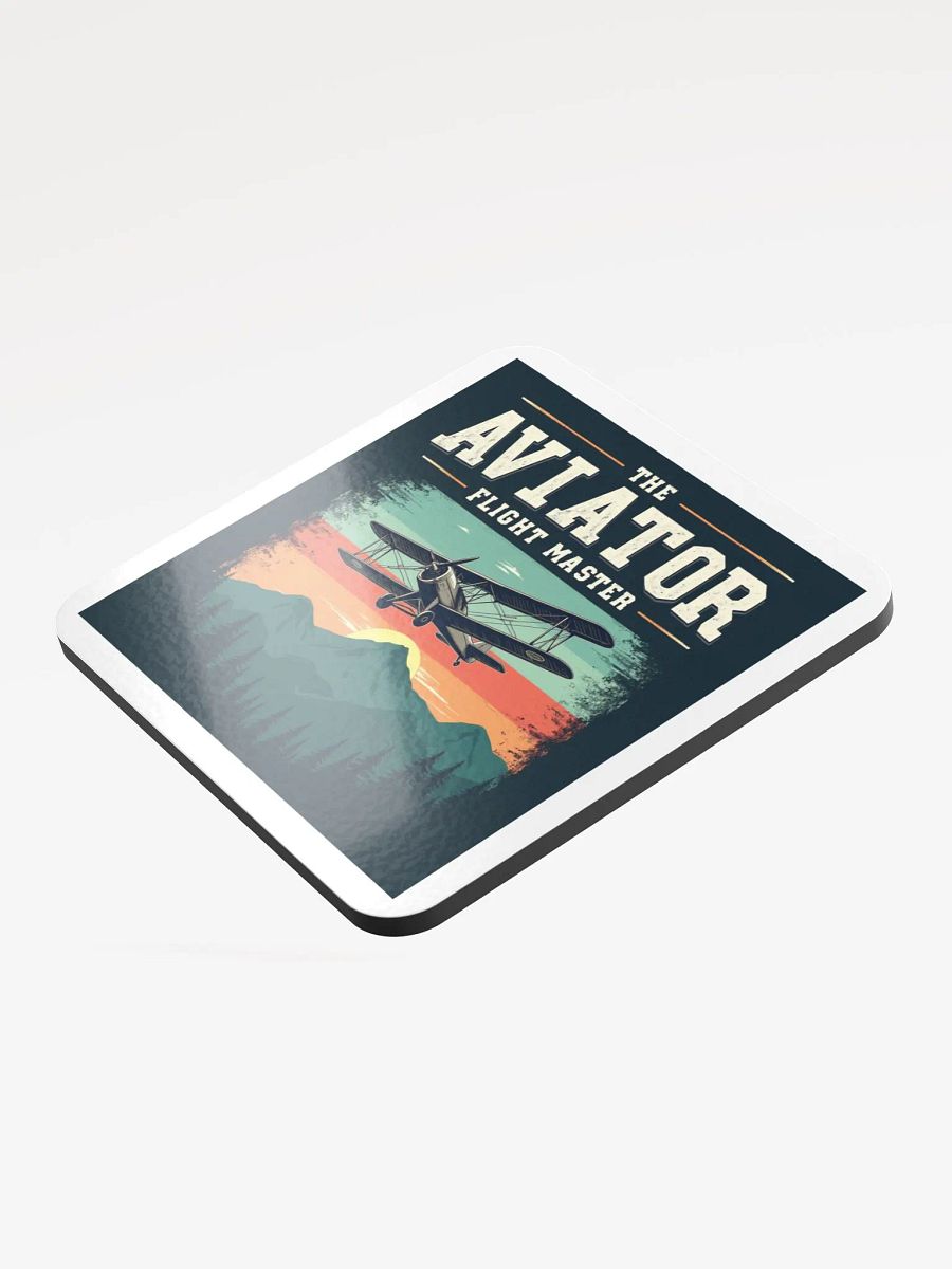 Sunset Aviator Glossed Cork Coaster product image (3)