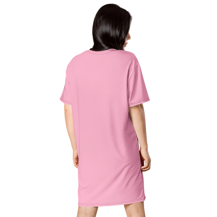Oversized T-Shirt Dress - Sweet Cotton Candy, Sizes 2XS-6XL product image (2)