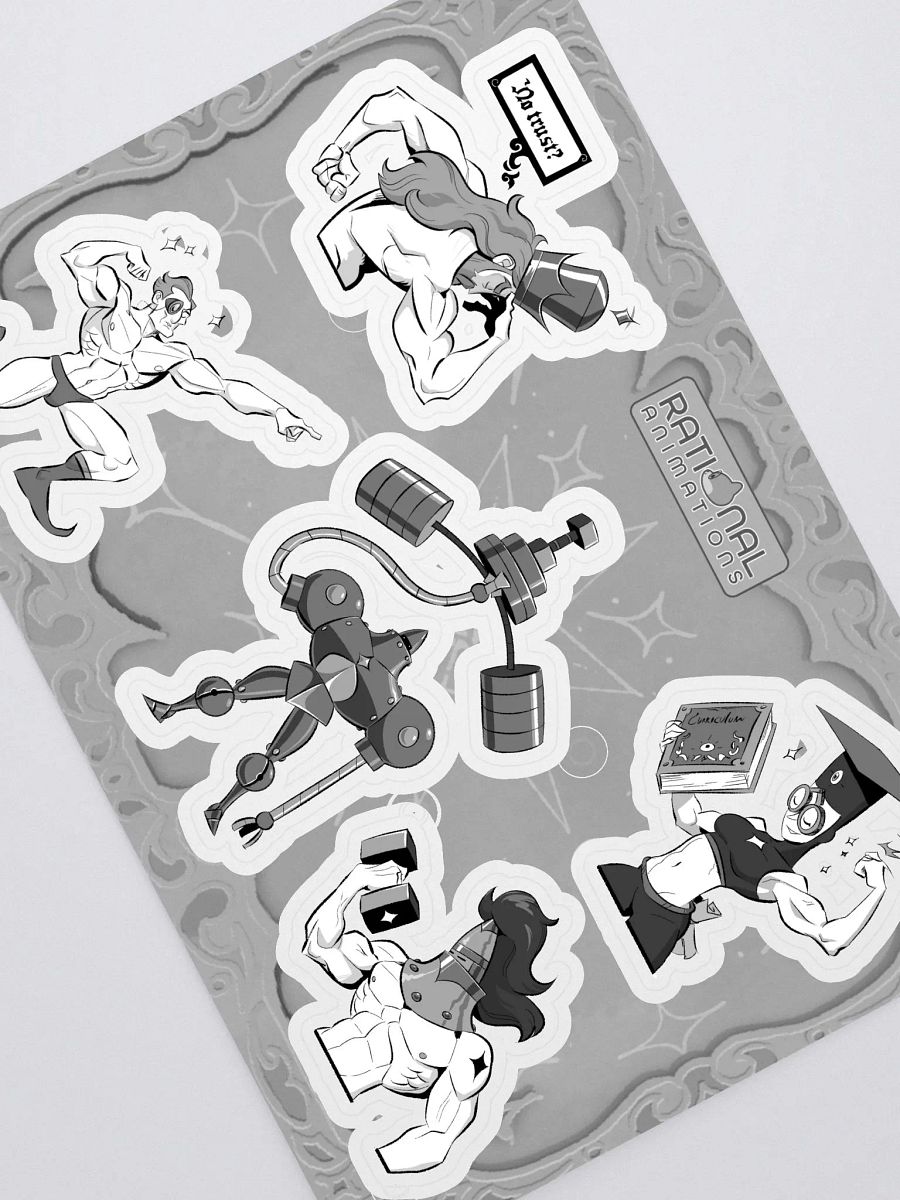 The King and the Swolem - Sticker sheet product image (2)