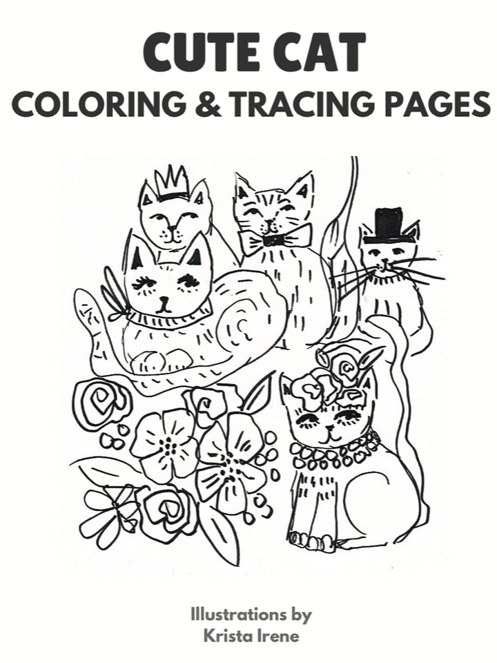 Cat Drawings & Cat Painting - (Downloadable/Printable eBooklet) product image (1)