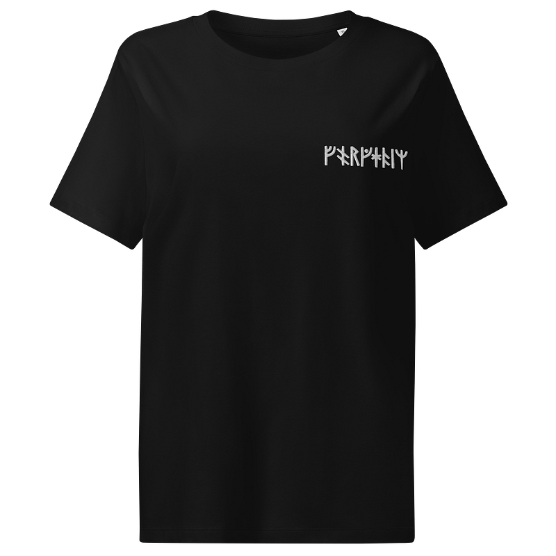 Women's Emboidered T-shirt - ᚠᚬᚱᚵᚼᚭᛁᛘ