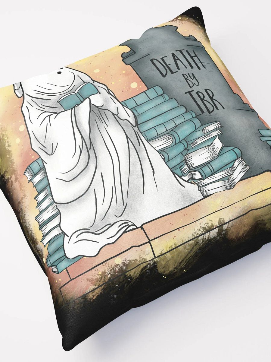 Death by TBR pillow product image (5)