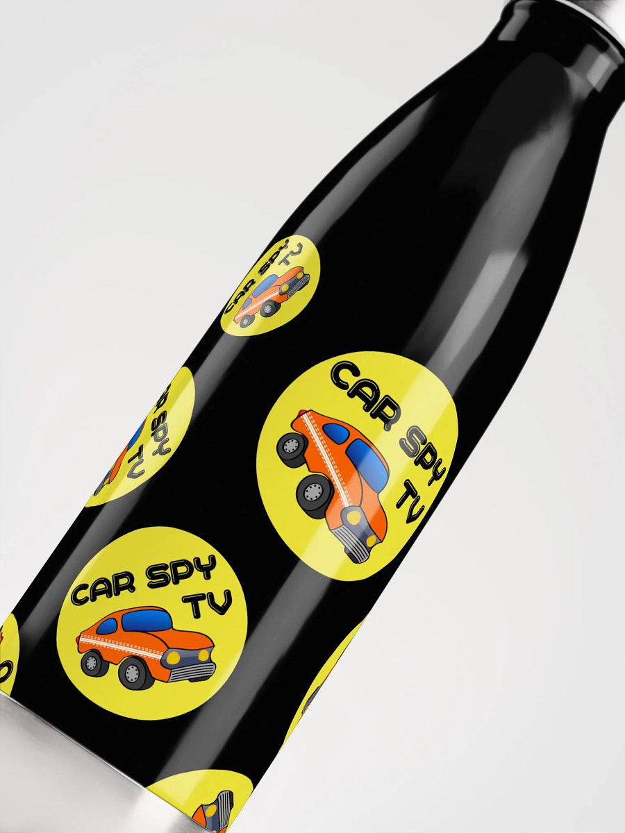 Stainless Steel Drinks Bottle: CarSpyTV Logo product image (3)
