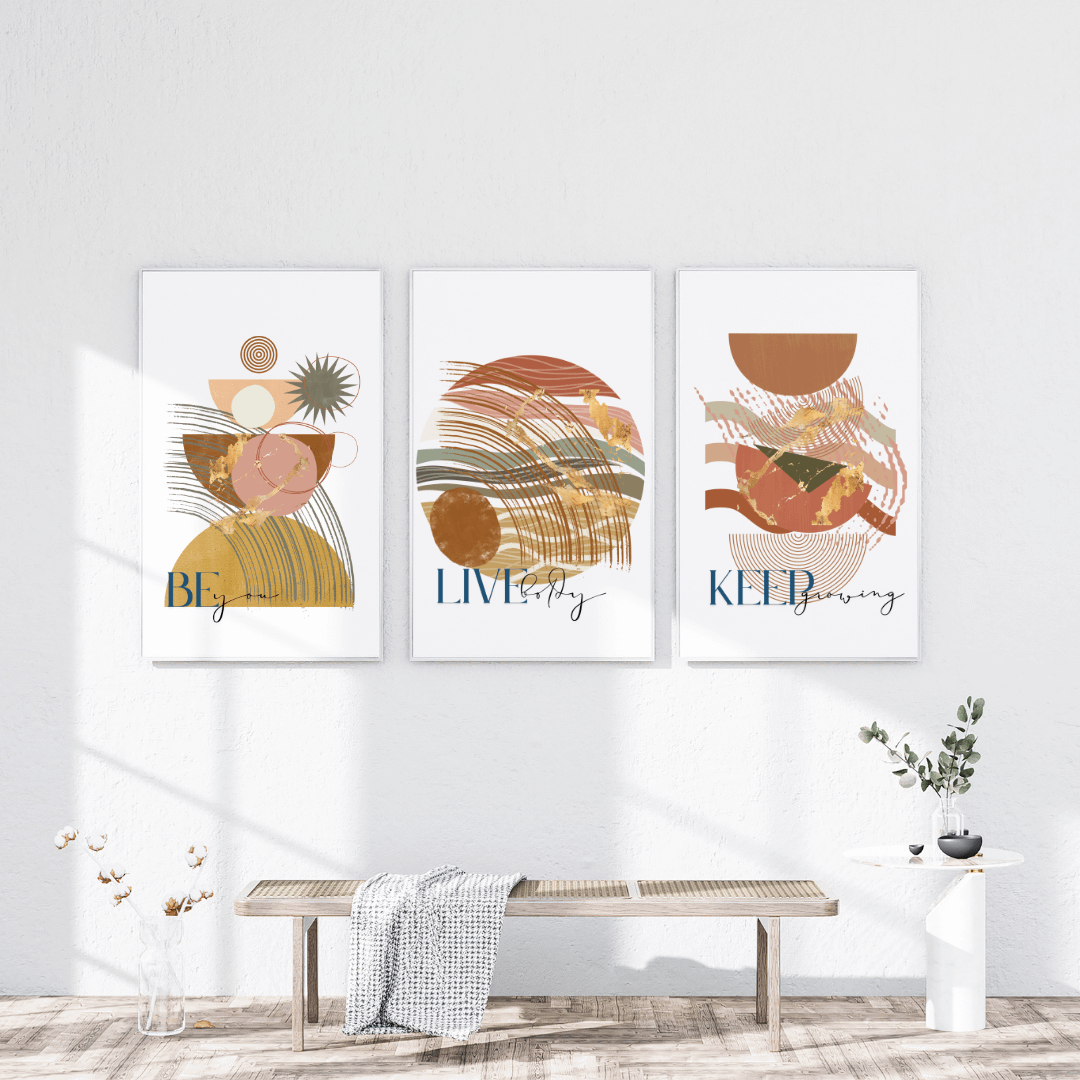 Digital Download 'Live Boldly ' Abstract Art Print product image (3)