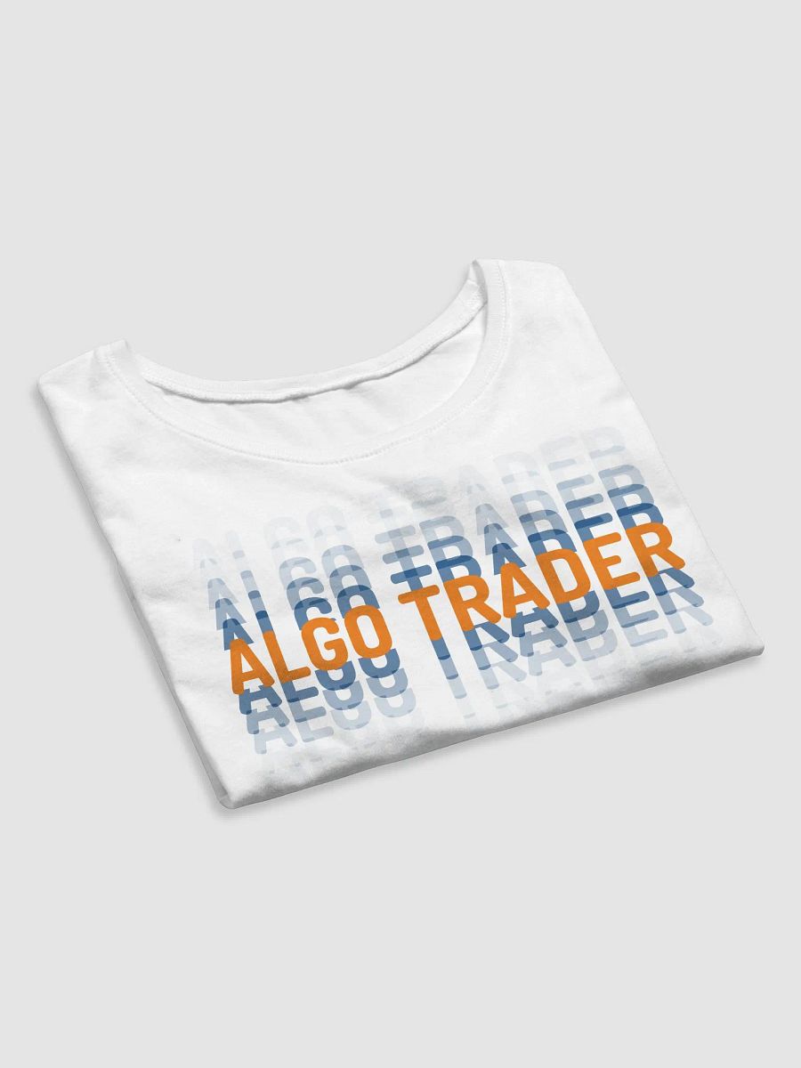 Algo Trader Women Crop T orange product image (6)