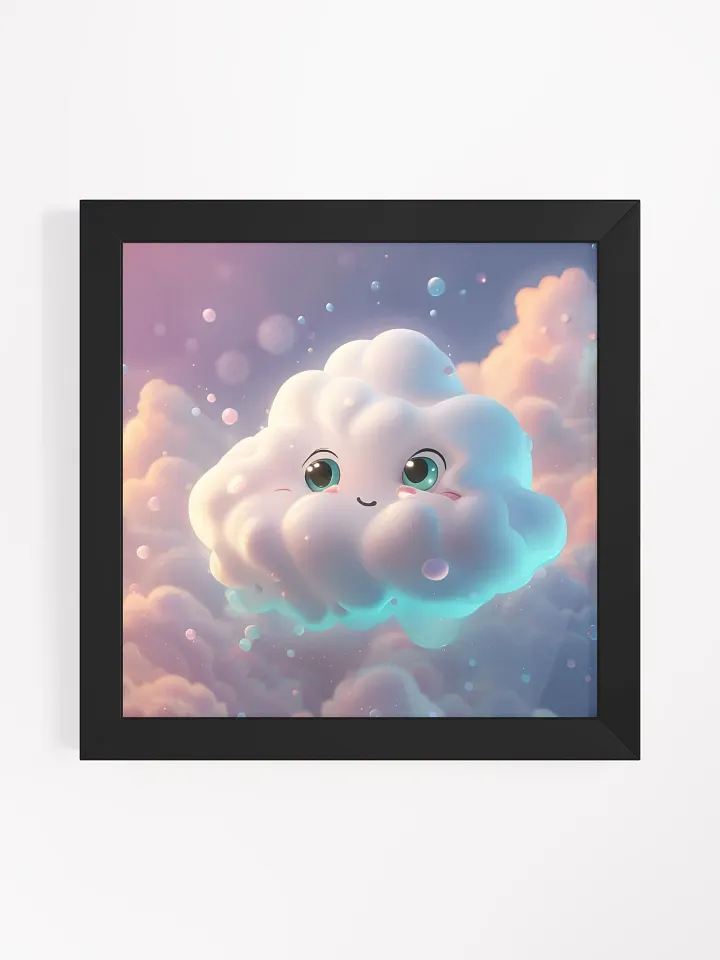 Framed Cute Cloud Poster product image (1)