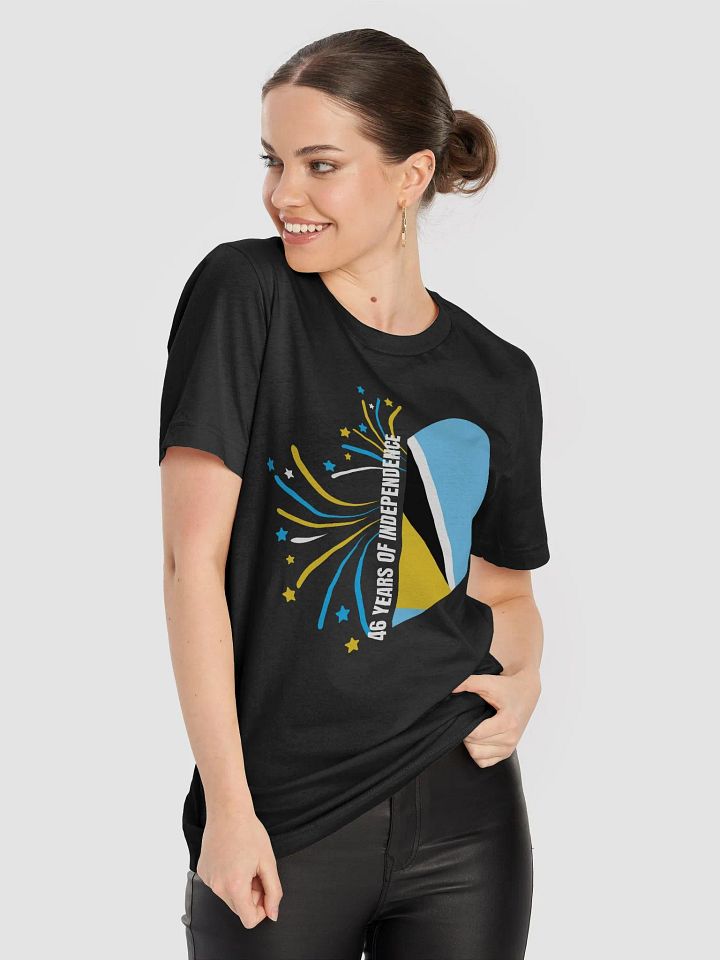 46 Years of Independence Heart T-Shirt product image (2)