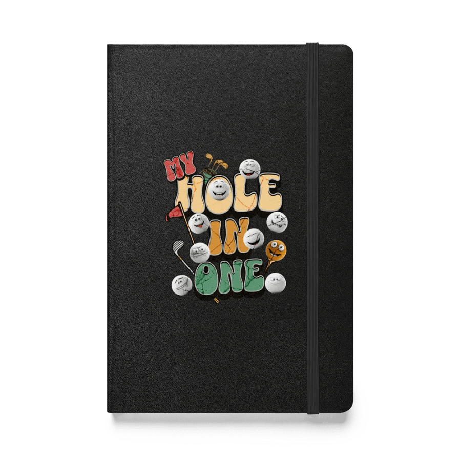 My Hole In One Whimsical Golf Ball Hardcover Journal product image (1)