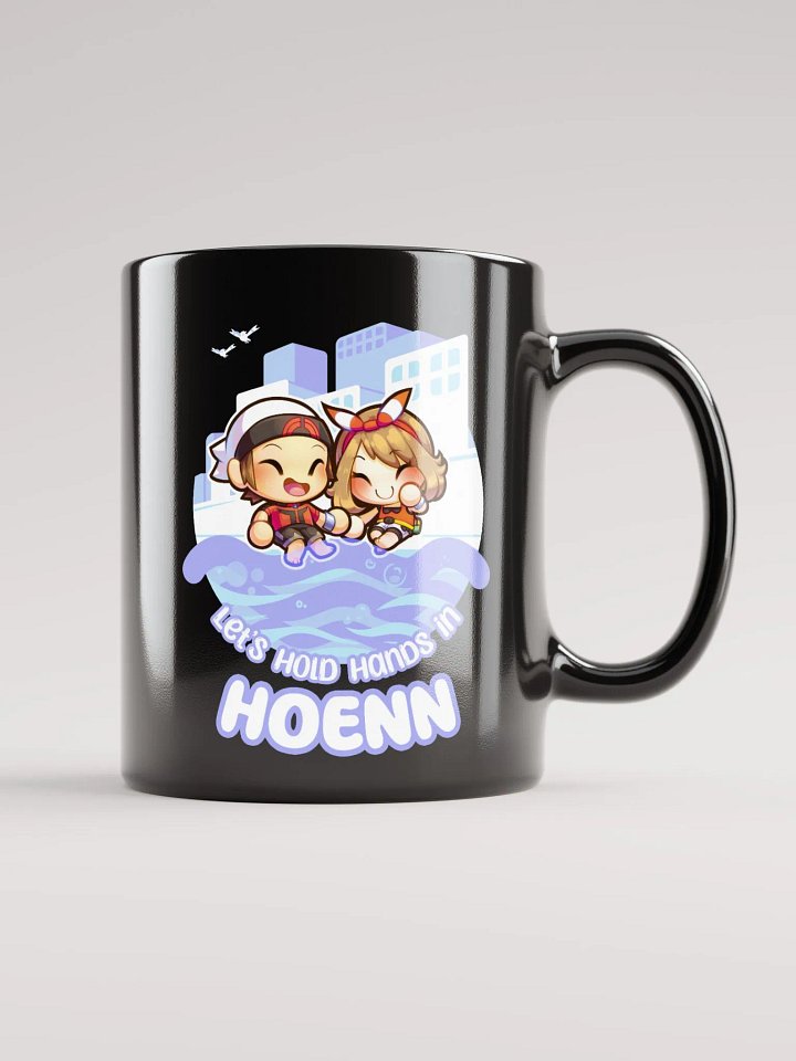 Let's Hold Hands in H Girl and Boy - Mug (Black) product image (1)