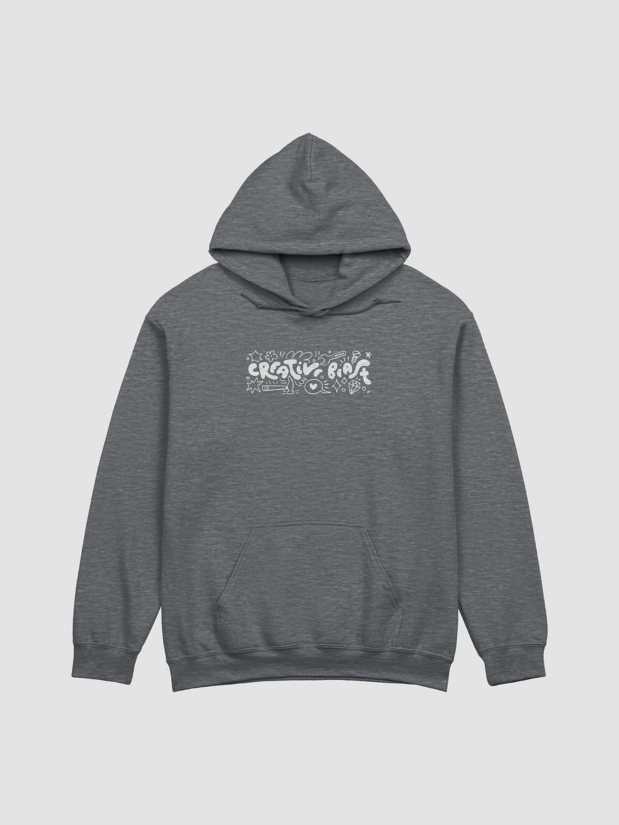 CREATIVE CHAOS HOODIE - White txt product image (18)