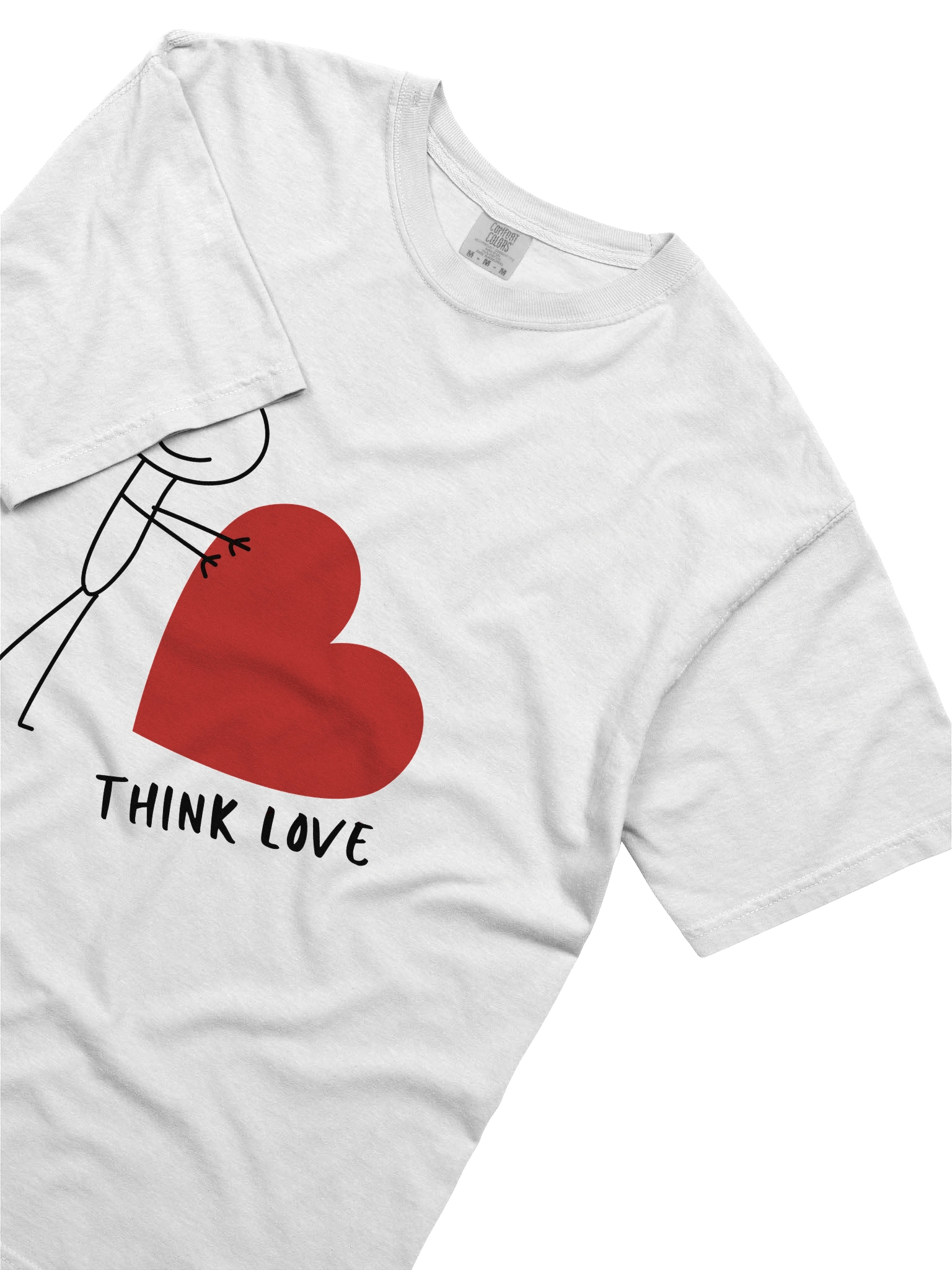 Think Love Heavyweight T-Shirt product image (107)