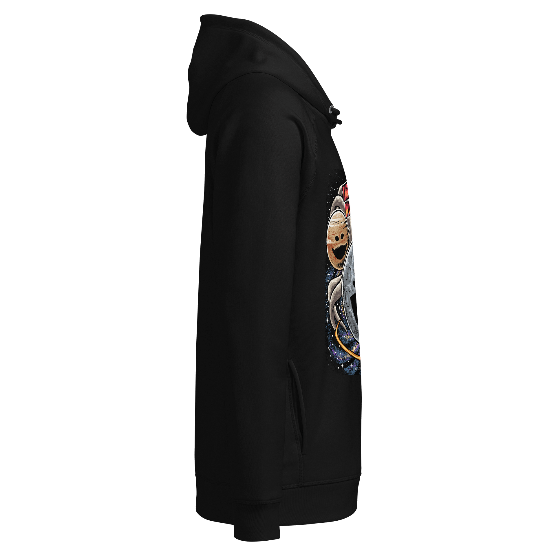 The Moon Woke Up Retro VHS Premium Hoodie product image (7)