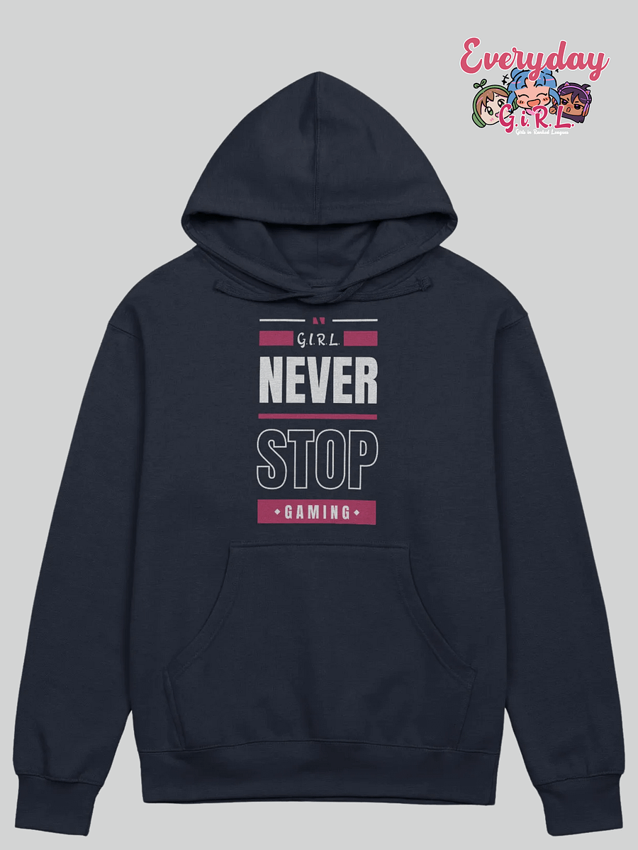 Gamer girl hoodie - Never Stop Gaming by G.i.R.L. product image (1)