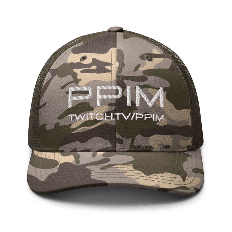 ppim Otto Cap Camouflage Trucker Hat product image (1)