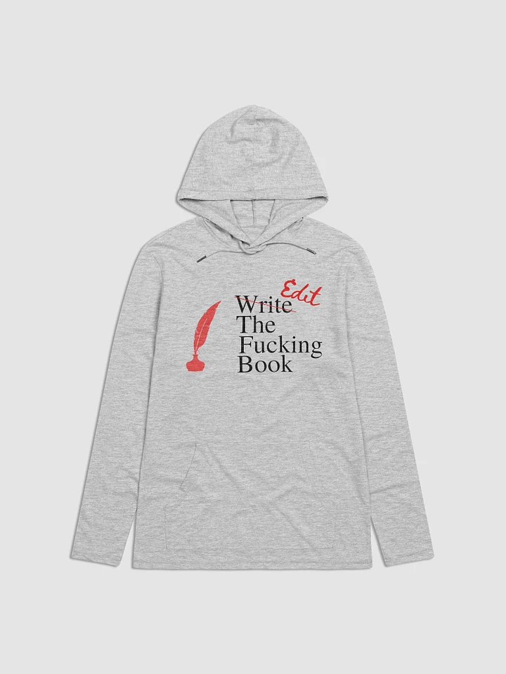Edit the Fucking Book Unisex Lightweight Hoodie product image (1)
