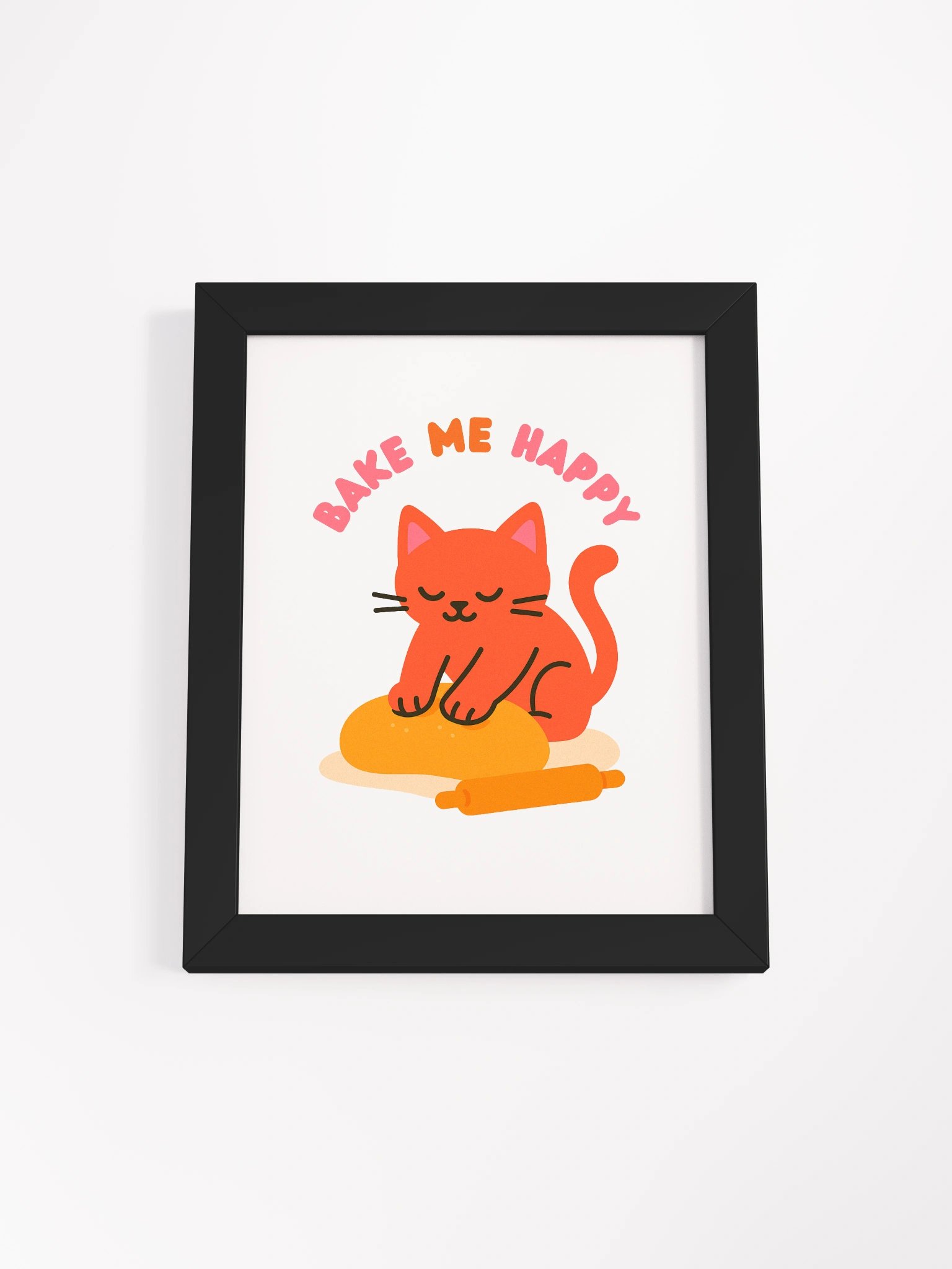 Bake Me Happy Framed Artwork - Pawcasso Collection product image (5)