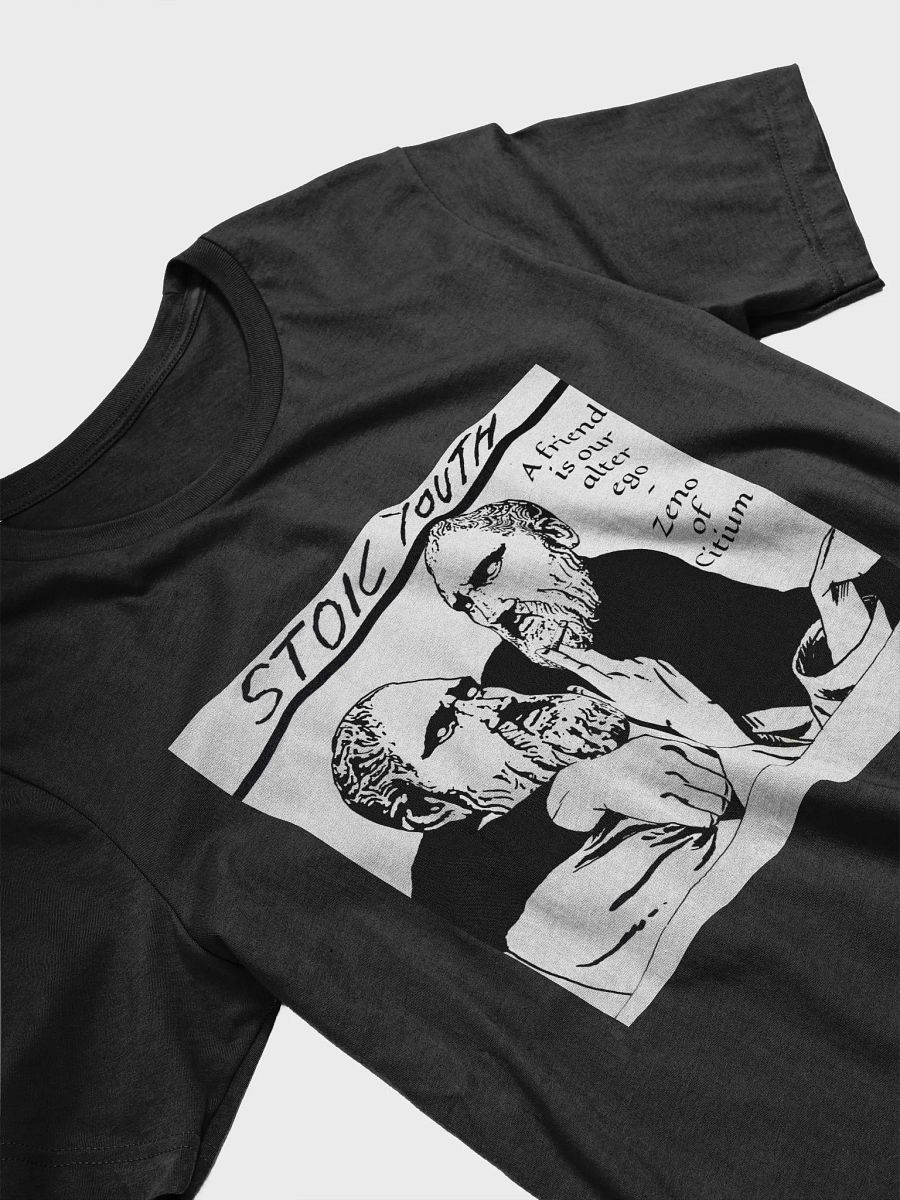Stoic Youth Zeno of Citium quote Bella+Canvas Supersoft T-Shirt product image (3)