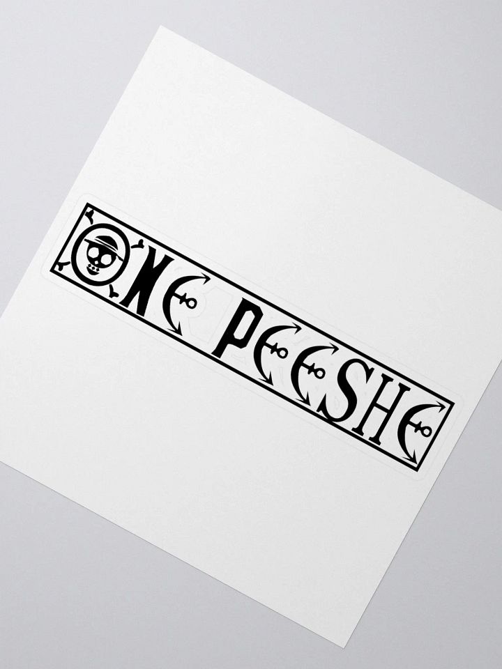 ONE PEESHE Sticker product image (2)