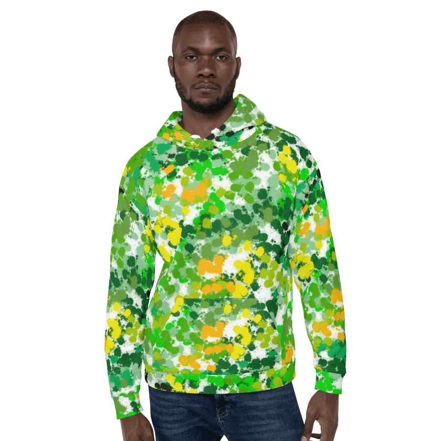 Green Splotches Hoodie product image (7)