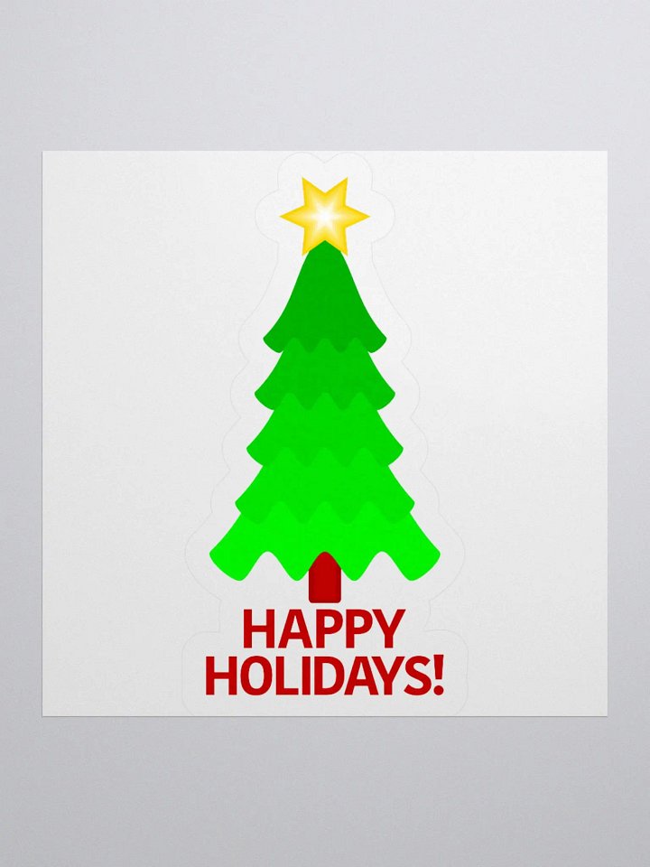 Christmas Tree With Bright Star Stickers product image (1)