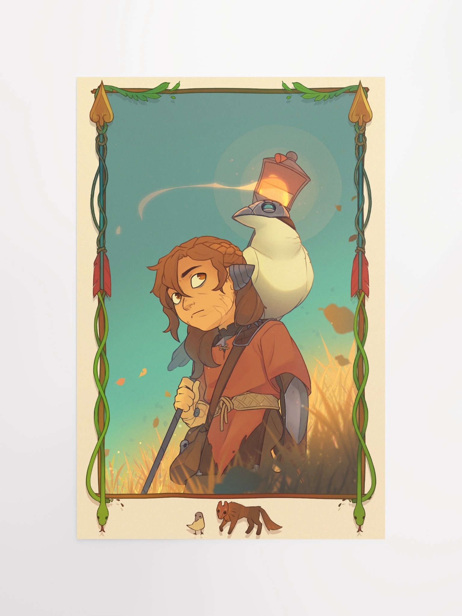 Kovah Hound and Raven Poster 12" x 18" product image (4)