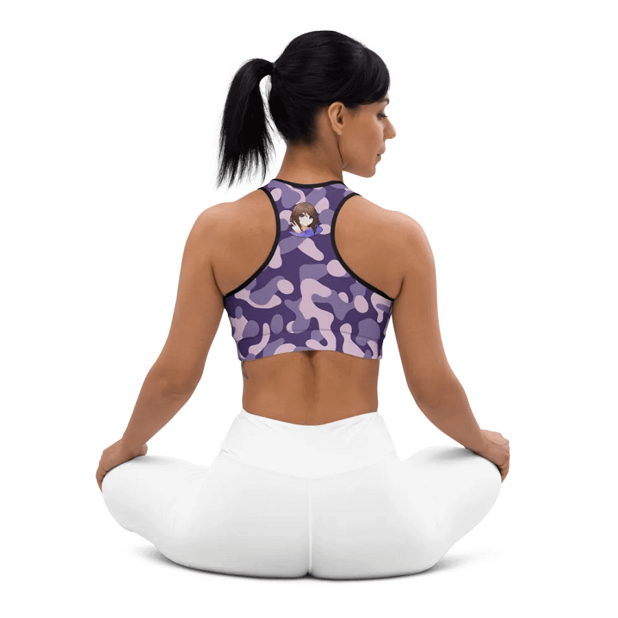 Purple Camo Nova Sports Bra product image (9)
