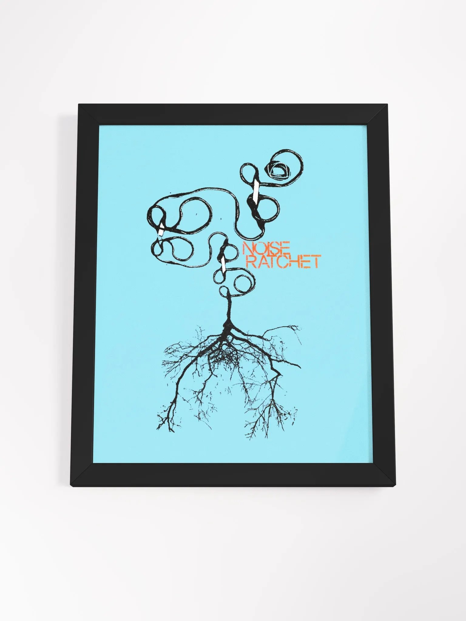 Noise Ratchet Retro Roots Poster Framed product image (28)