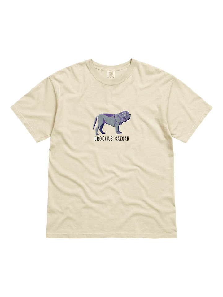 Droolius Caesar T-Shirt(Embroidered) of a Neapolitan Mastiff(Blue) product image (41)