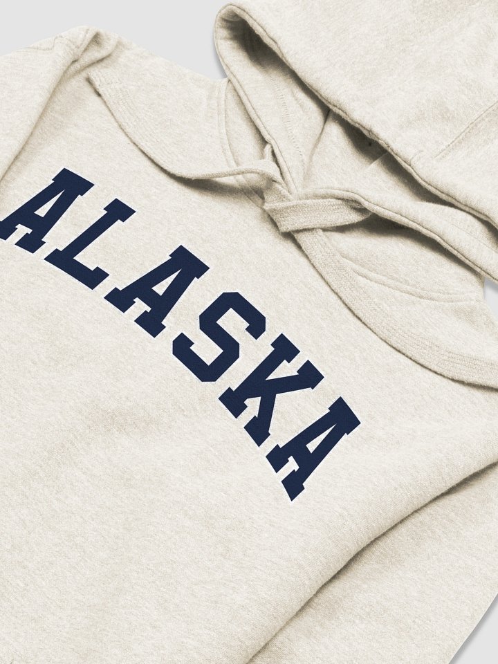 Alaska Vintage Varsity Unisex Premium Hoodie product image (50)