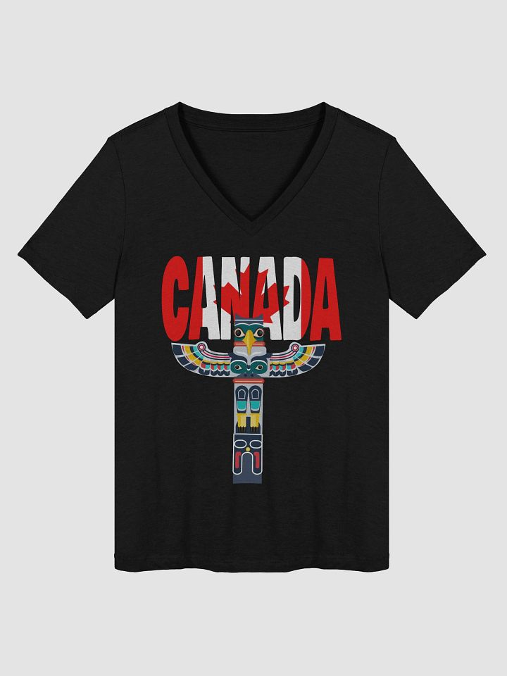 Canadian Totem V-Neck Tee product image (1)