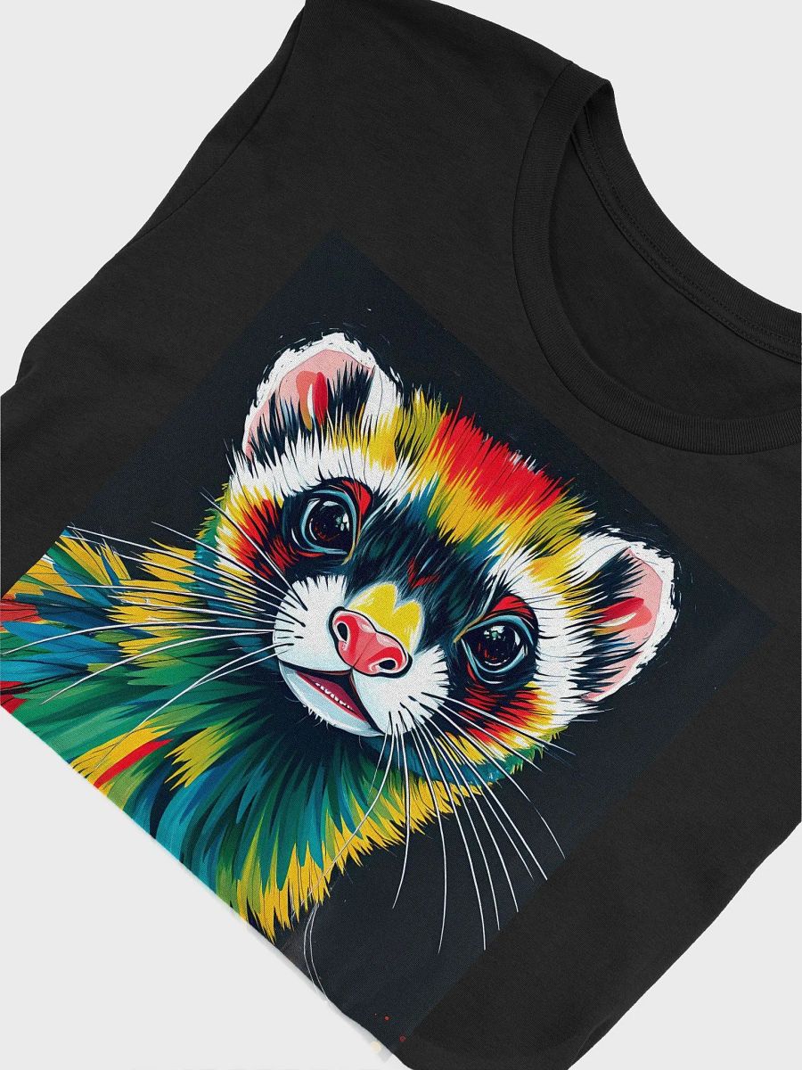 Color Happy Ferret, iconic Softness T-Shirt product image (5)