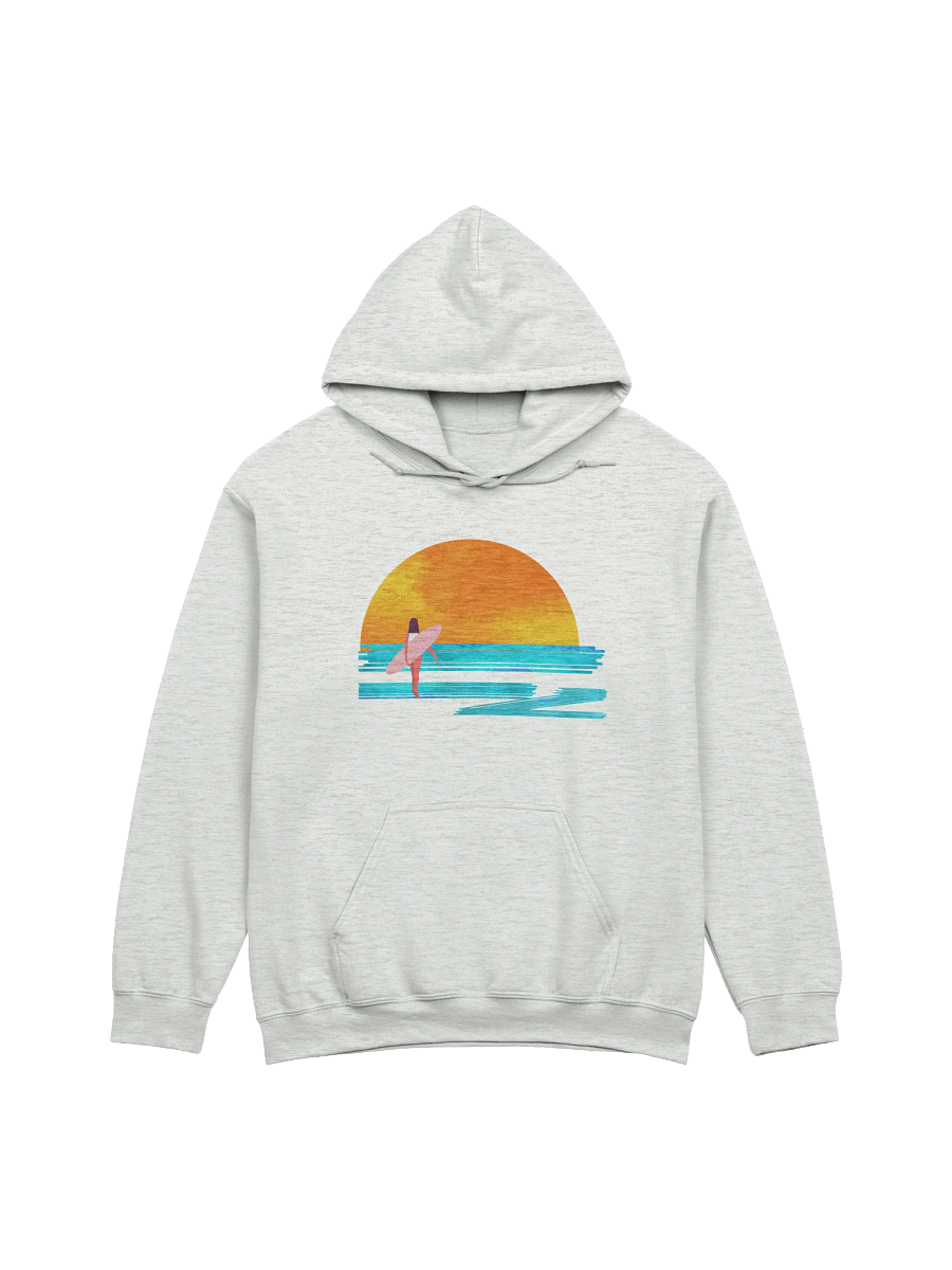 Surf Girl Sunset Hoodie | Retro Ocean Vibes & Vintage Summer Style product image (10)