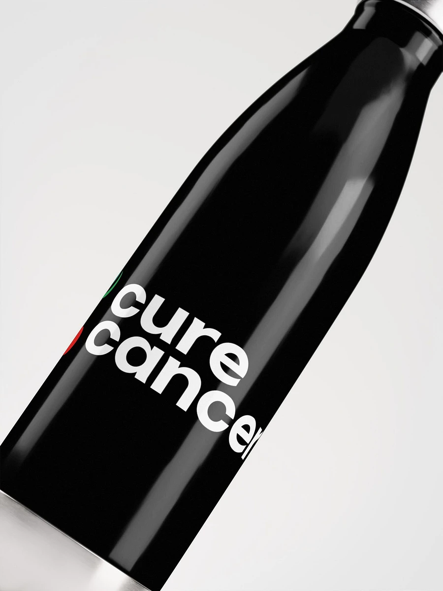 Cure Cancer | Logo Drink Bottle - Black product image (5)