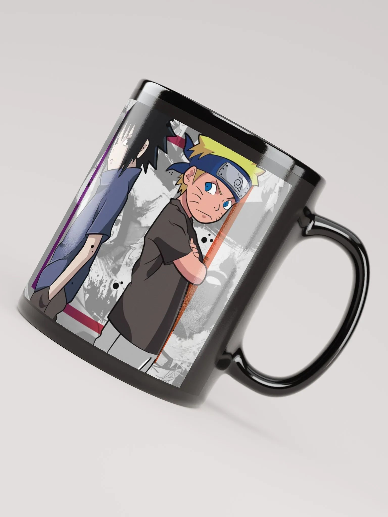 Dynamic Duo Back-to-Back Mug - Premium Ceramic Coffee Mug for Best Friends & Anime Lovers product image (4)