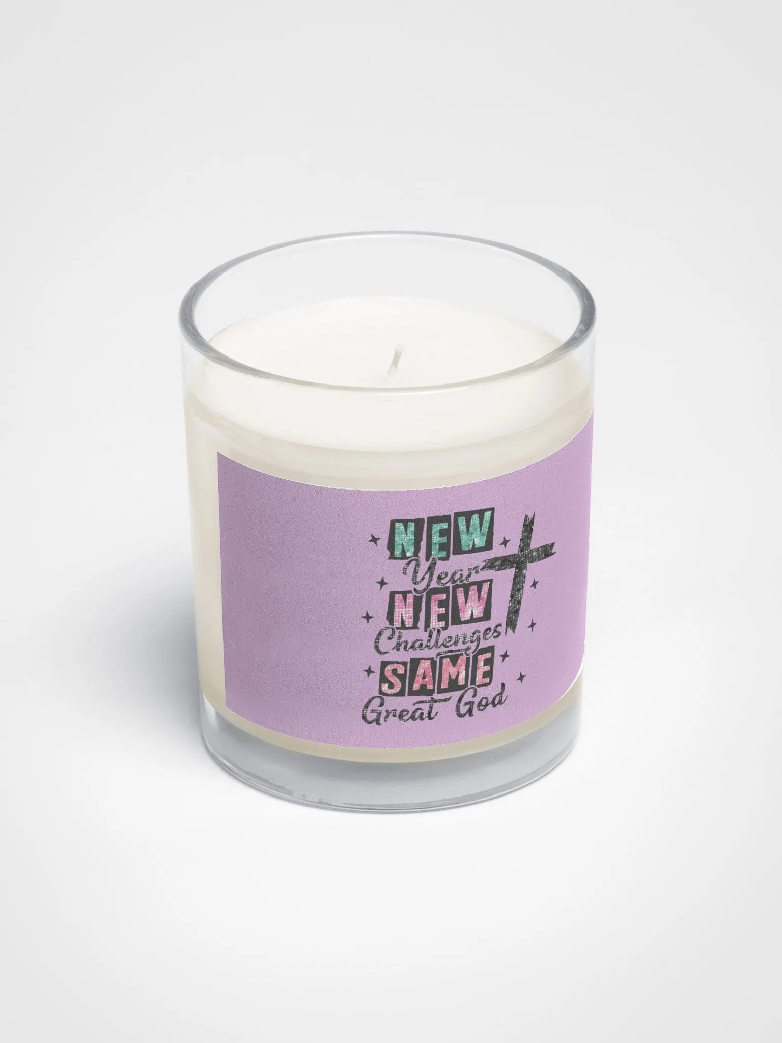 NEW Year NEW Challenges SAME Great God Candle product image (2)
