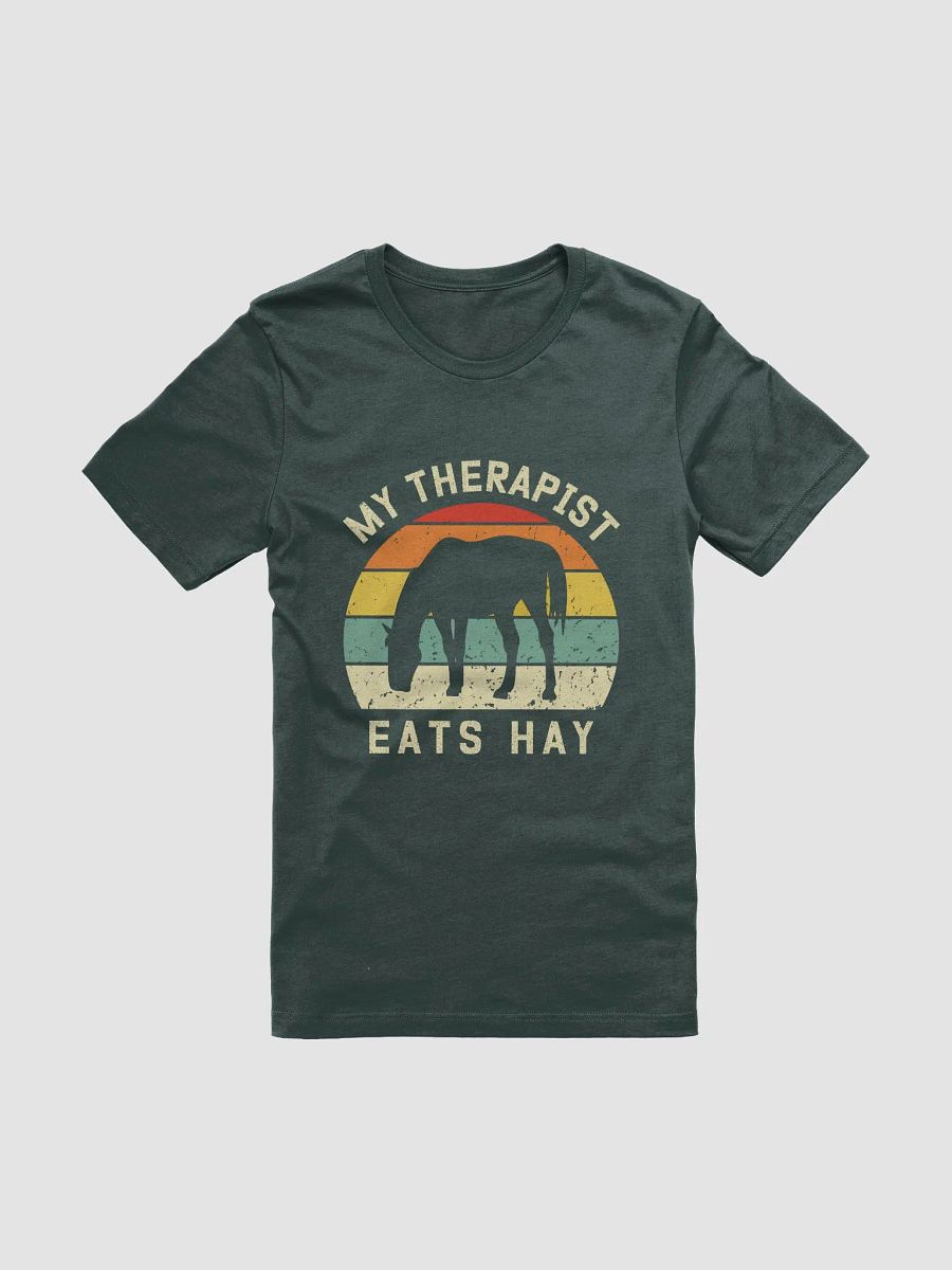 "My therapist eats hay" t-shirt product image (1)