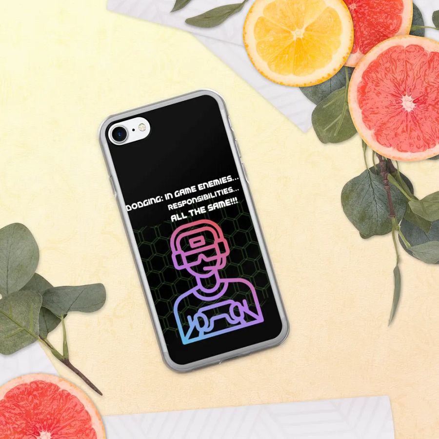 Gamer's Responsibility Dodger iPhone Case product image (337)