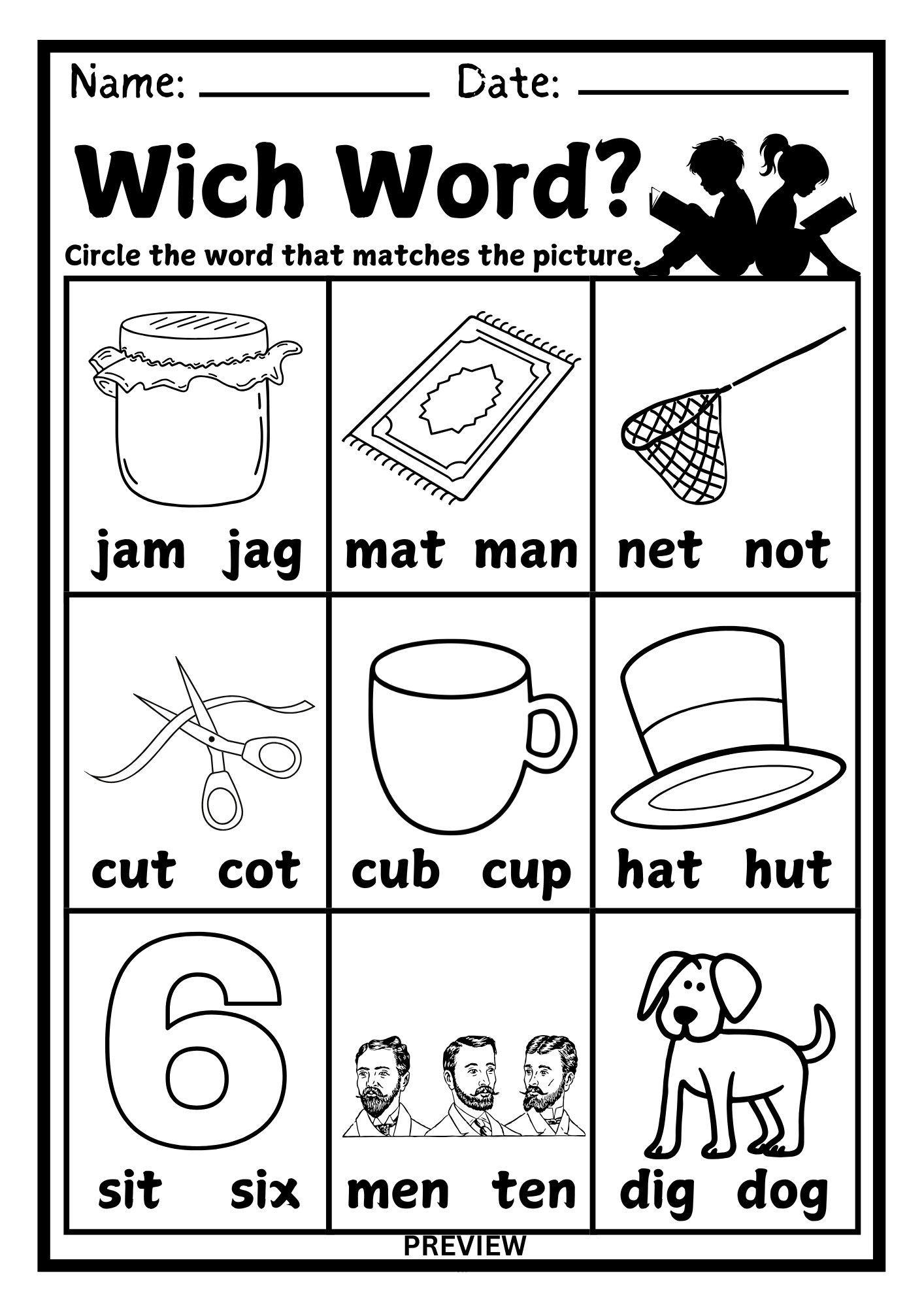 CVC Words for Kindergarten product image (1)