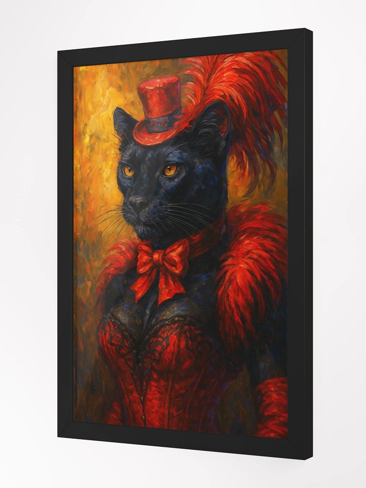 Midnight Revue Poster in Ayous Wood Frame product image (2)