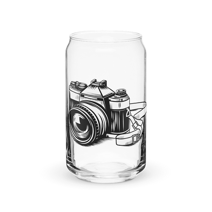 Retro Camera Can Glass product image (2)
