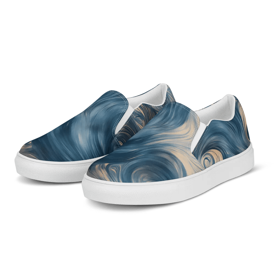 Galactic Swirl Slip-On Canvas Shoes product image (6)