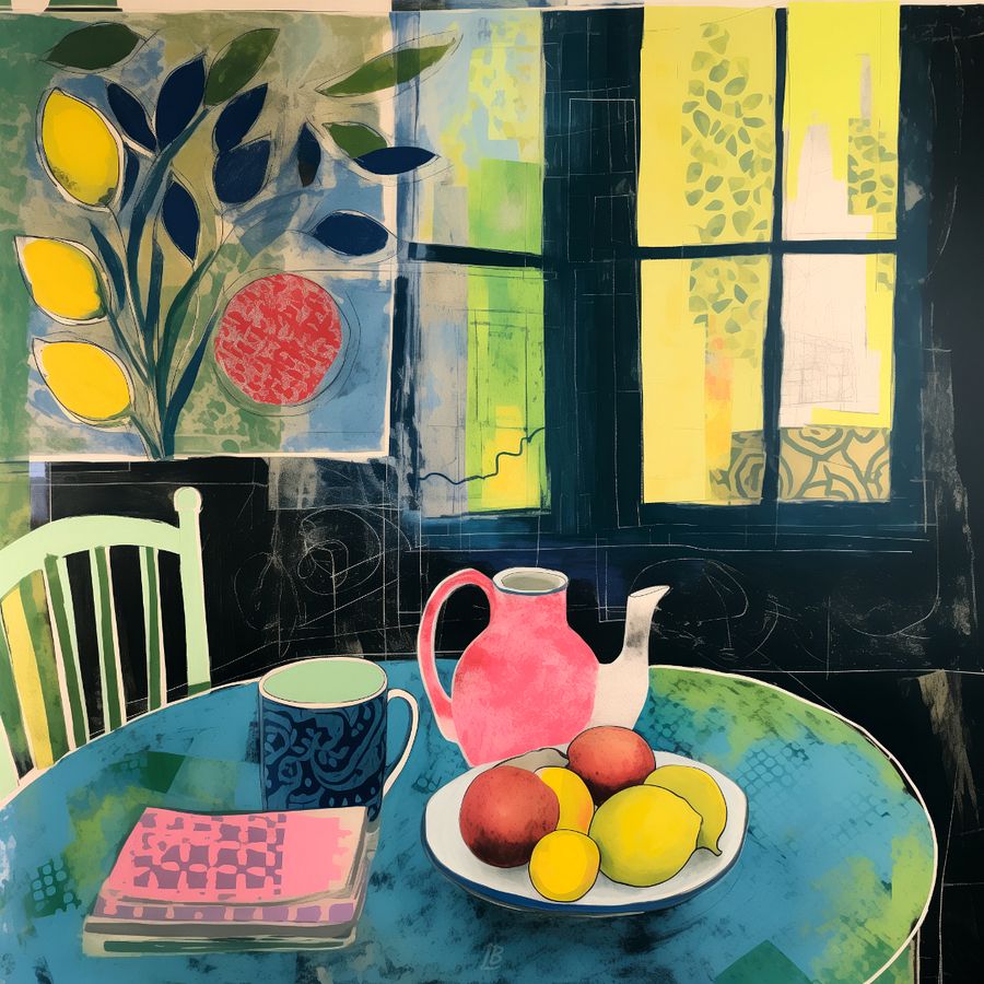 Art2401-28 Kitsch Kitchen Still Life - Digital Download product image (1)