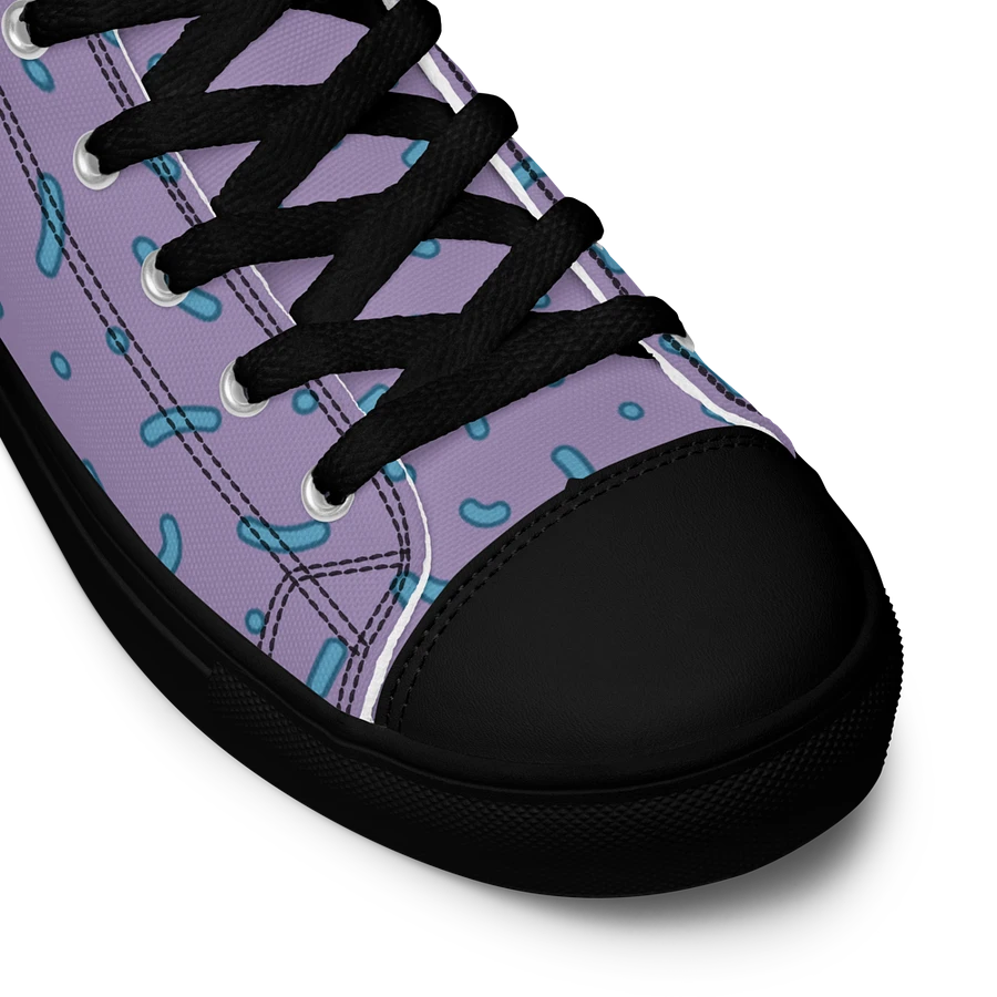 Rottweiler Angry Pup - Women's High Top Canvas Shoe product image (9)