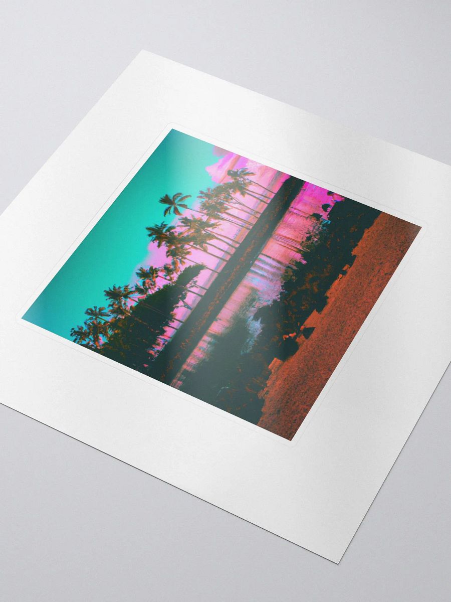 Galactic Wild Colorful Beach Alpha Sticker product image (3)
