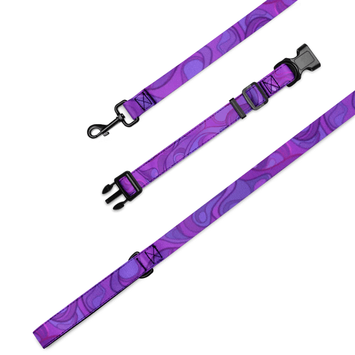 PURPLE SWIRL - Pet Collar & Leash product image (4)