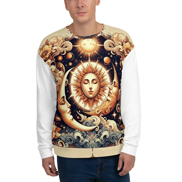 All-Over Print Recycled Unisex Sweatshirt product image (2)