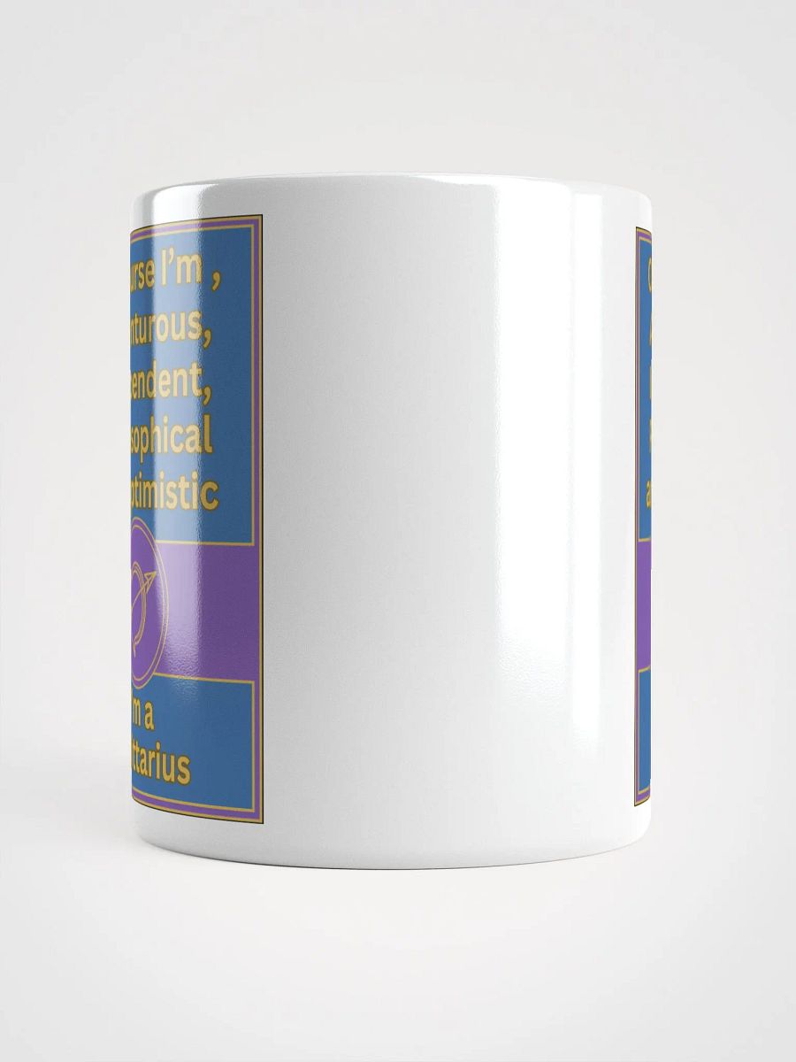 Of Course I’m Sagittarius Zodiac Sign Mug, Zodiac Sign Vibes Mug, Sagittarius Mug, Astrological Mug product image (6)