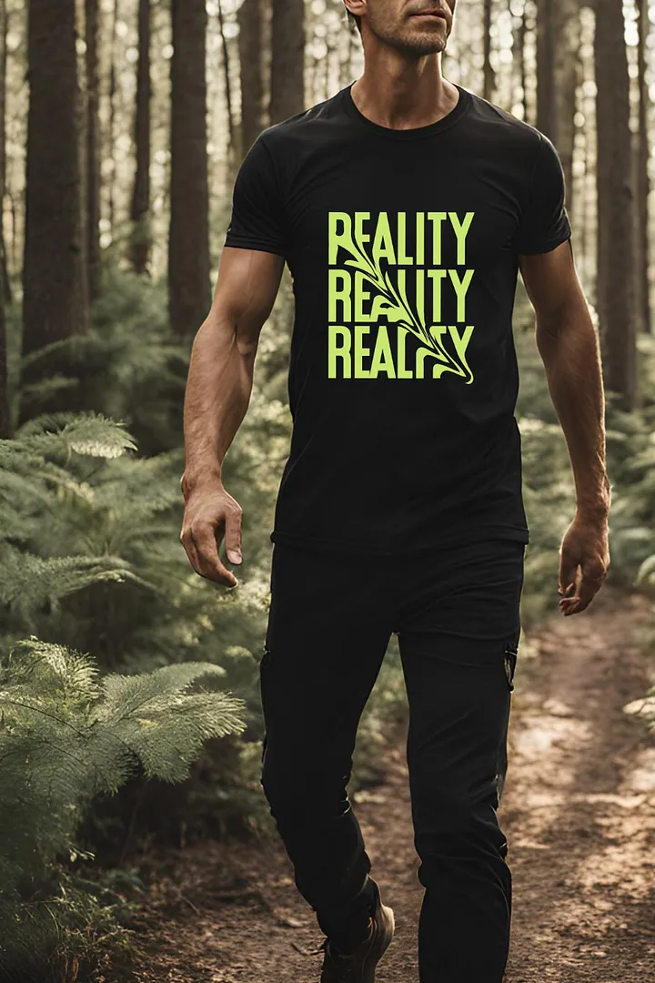 Reality Checkered Unisex T-Shirt product image (1)