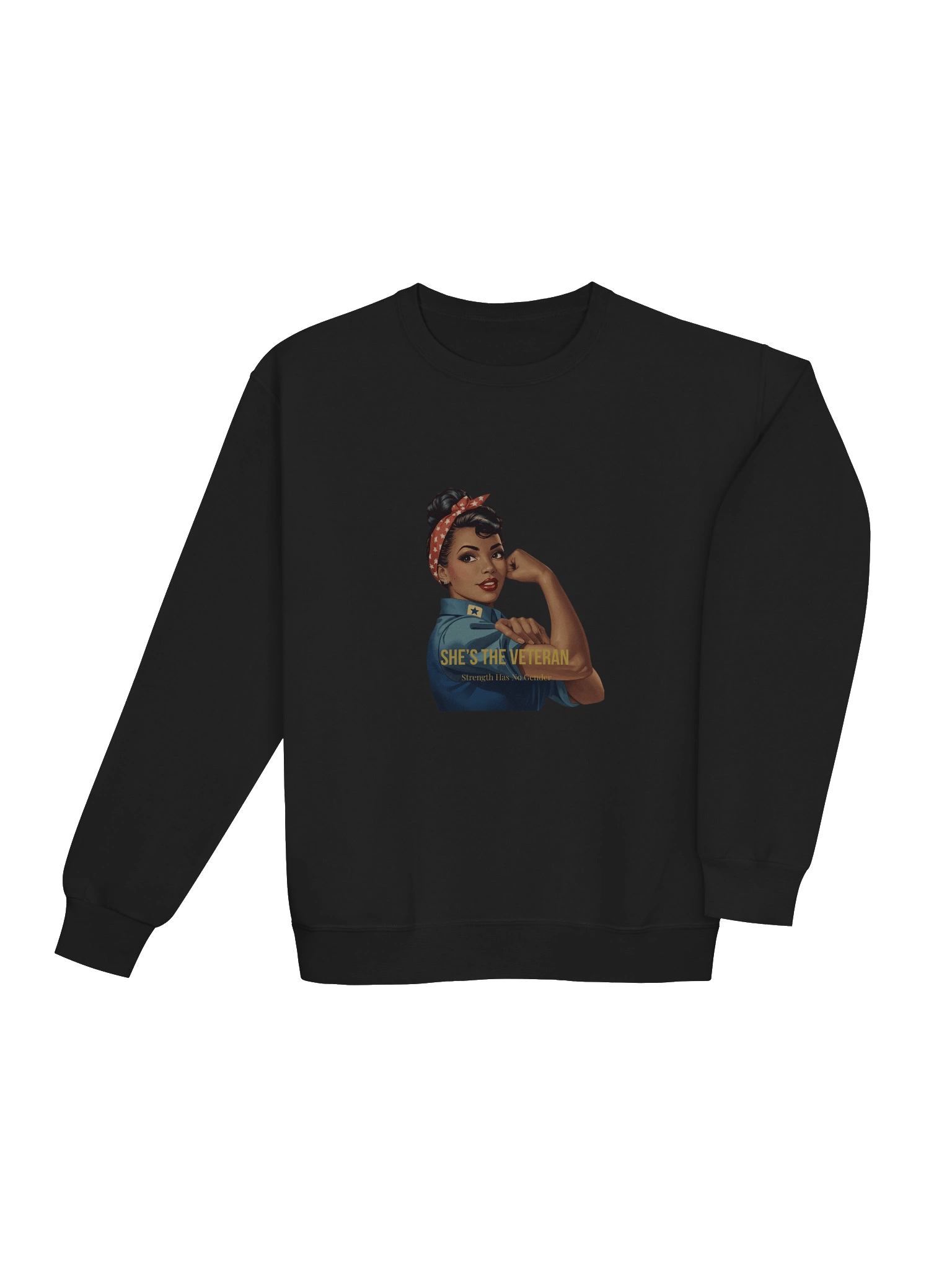 She’s The Veteran Crew Neck Sweatshirt product image (3)