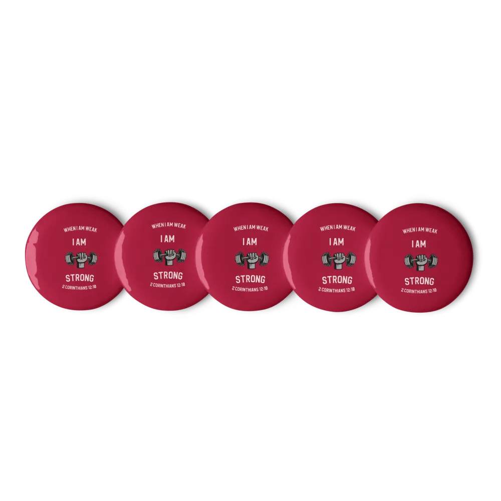 I Am Strong Pin Sets: Maroon product image (11)